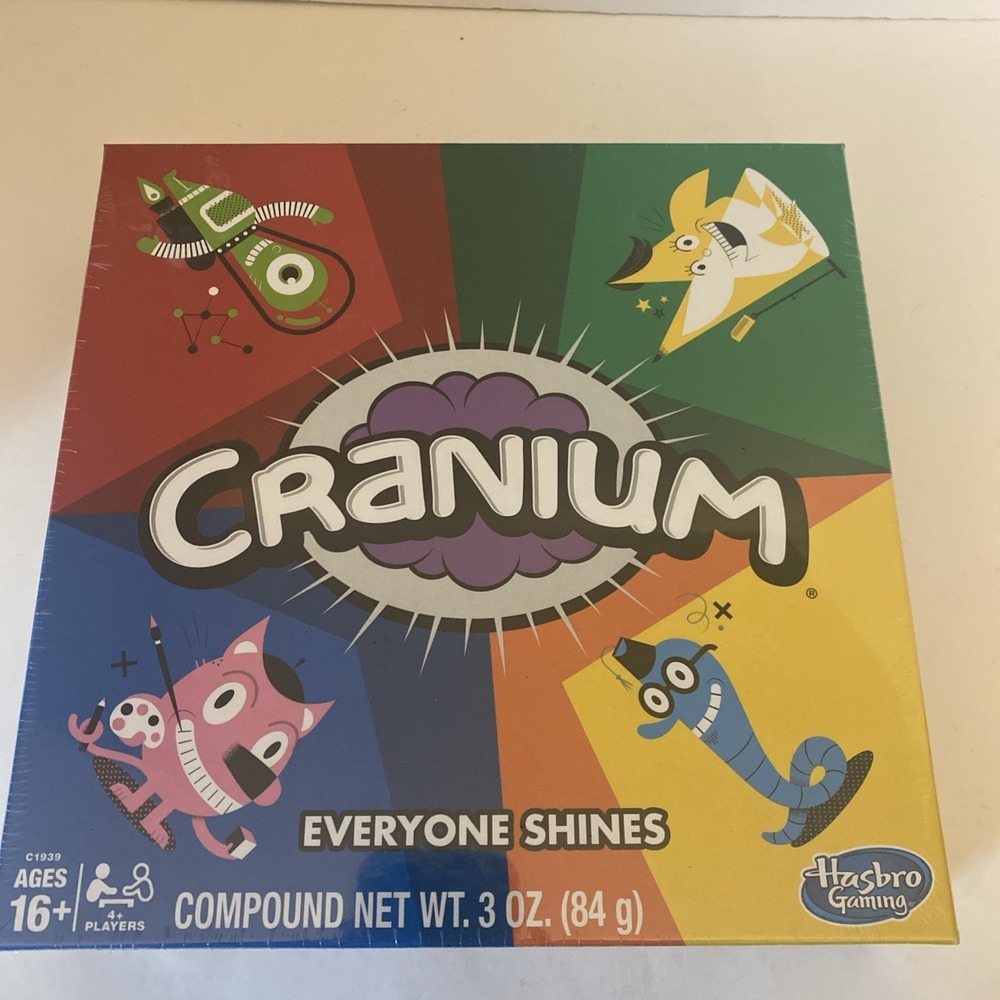 Cranium Everyone Shines Board Game Hasbro Gaming New Still Sealed In Plastic